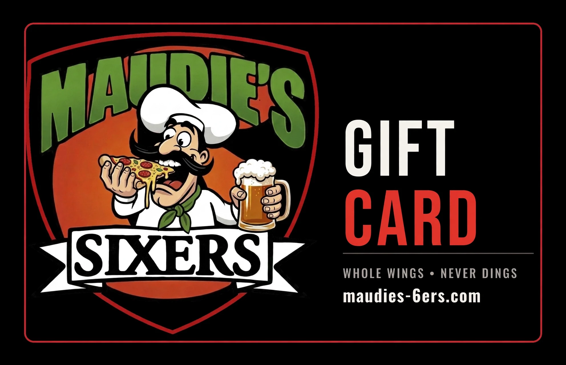 6ers gift card